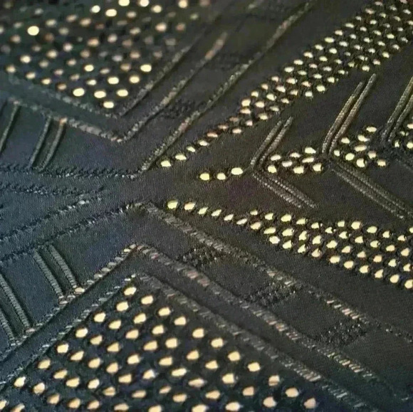 Calvin Klein black knit dress with cutouts | size Small - Picture 4 of 5